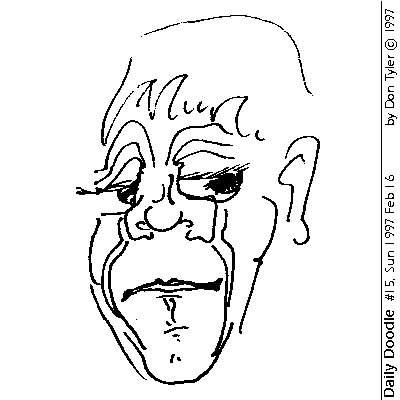 Doodleface: looking at you