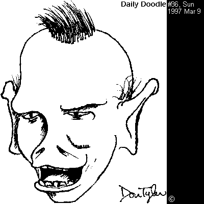 Doodleface: Horsefaced extraterrestrial