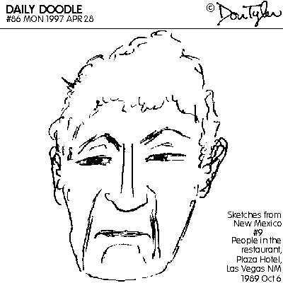 Severe-looking woman