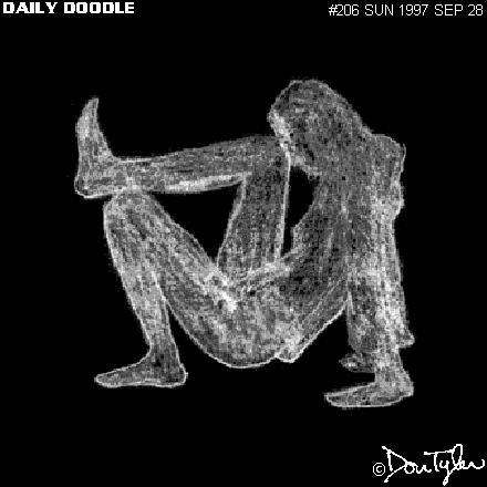 Leggy lady in silouhette