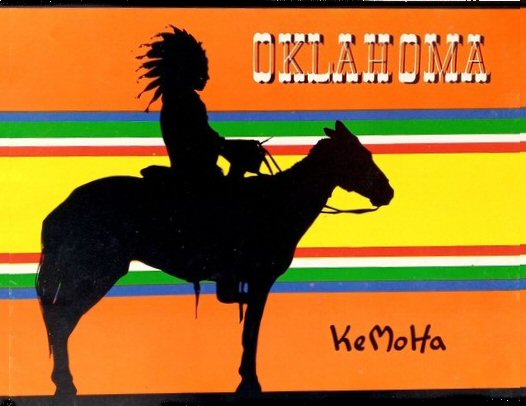 Oklahoma Indian on horseback