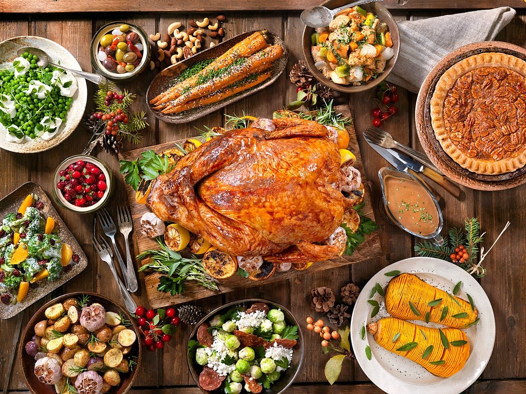 Thanksgiving turkey holiday dinner