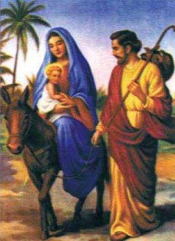 Mary, Joseph, baby Jesus