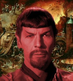 Mirror Universe Spock as Devil in Bosch Hell