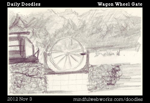 Wagon Wheel Gate