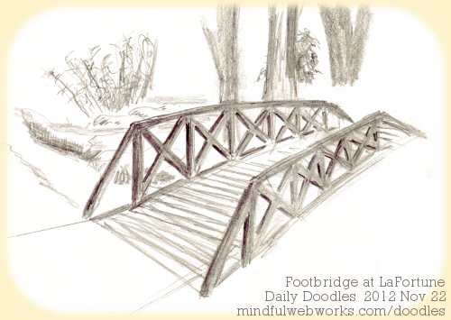 Footbridge at LaFortune