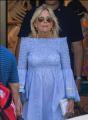 Jill Biden in ugly blue dress