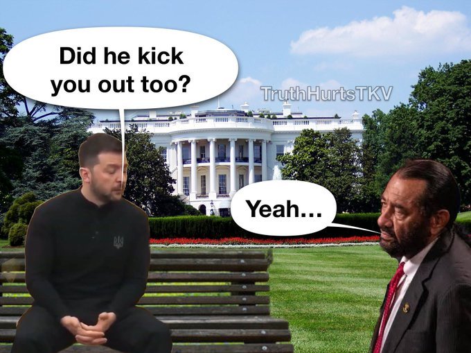 Zel: Did he kick you out too? Green: Yeah