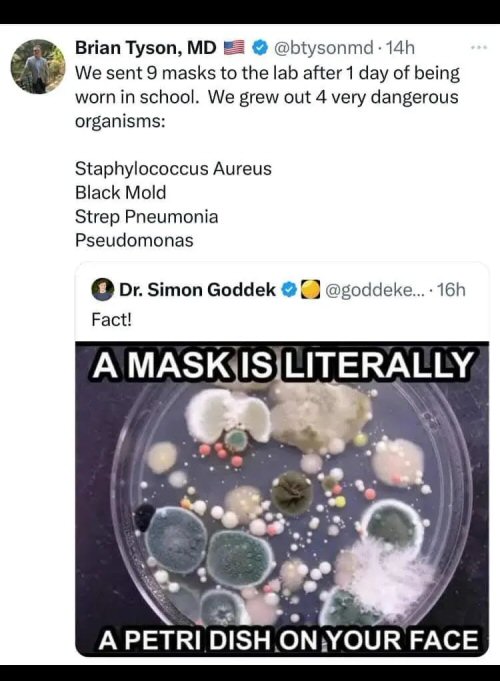 Mask is a disease petri dish