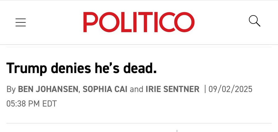 Politico: Trump's Not Dead