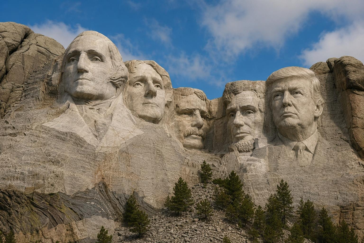 Rushmore plus Trump