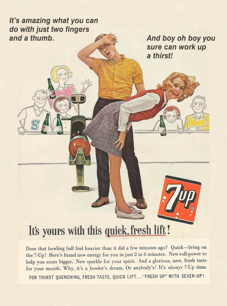 Suggestive 7-Up ad