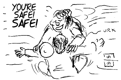 You're safe! SAFE!