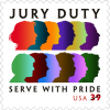 Jury Duty postage stamp