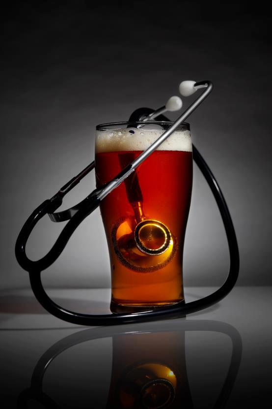 beer and stethescope