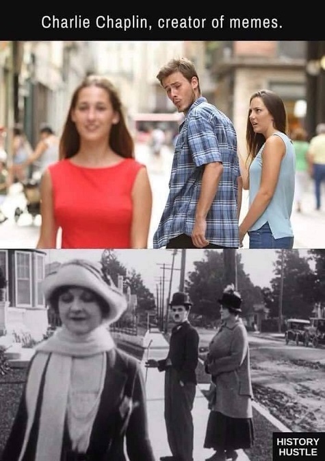 Charlie Chaplain, Creator of Memes