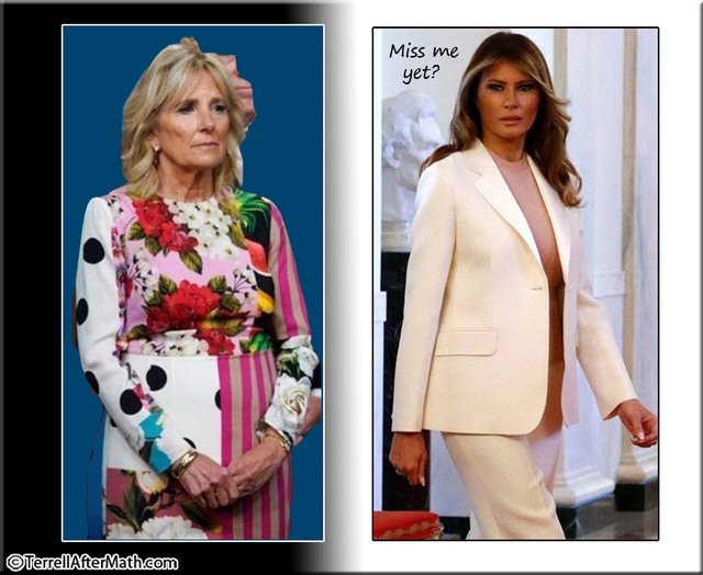 Dr Jill vs Melania Trump: Miss me yet?