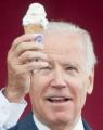 Biden with ice cream cone