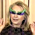 Hillary in Garish Glasses