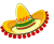 Sombrero with balls