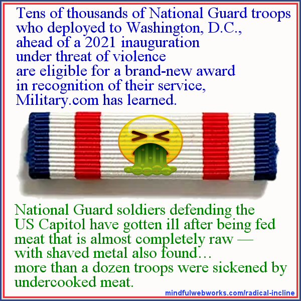 National Guard DC Barf Award