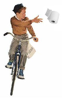 TP Delivery Boy on Bike