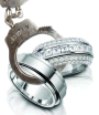 wedding rings in cuffs