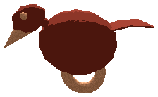 Rusty Peach bird #1