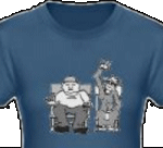 on a shirt