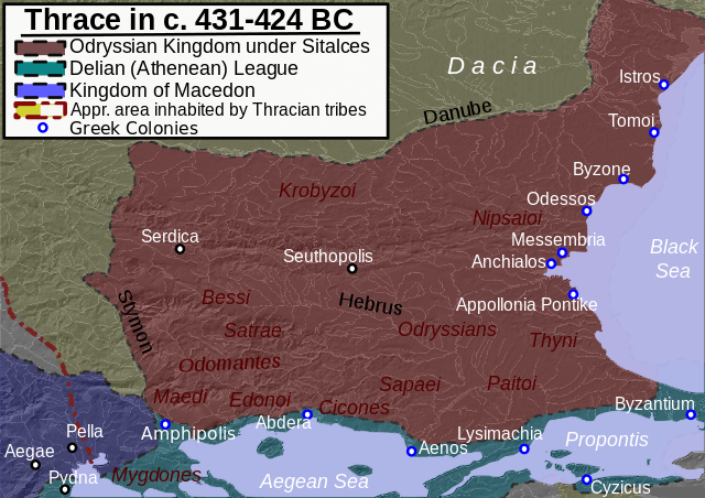 Thrace ca 431-424 BC